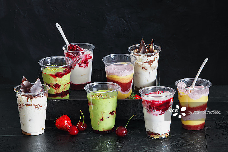 浆果冻糕图片素材