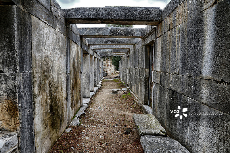 剧院舞台墙壁，普里埃内图片素材