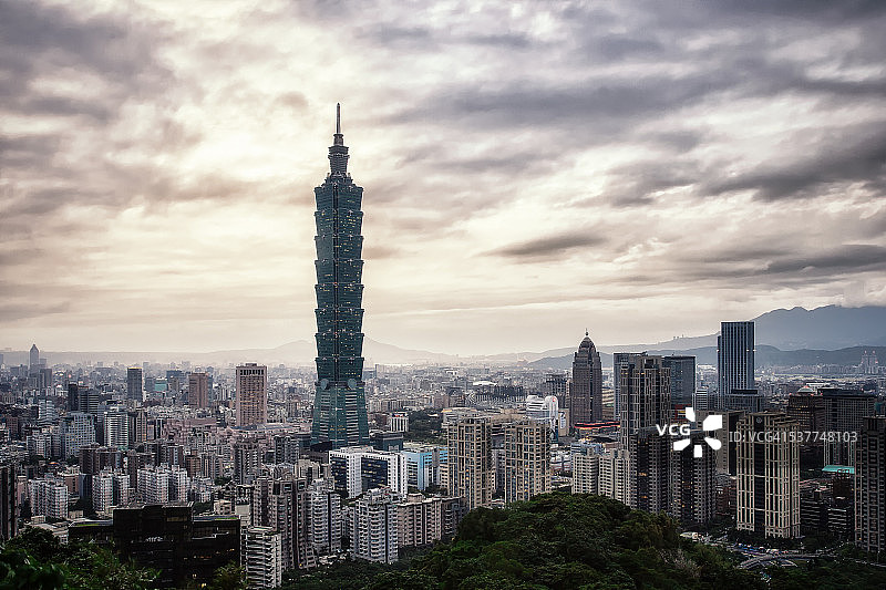 台北城市风光图片素材
