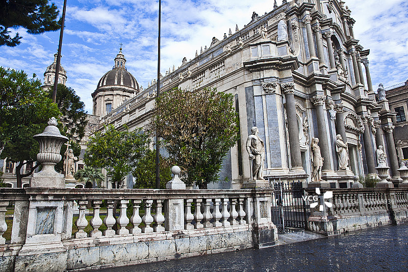 卡塔尼亚圣亚加塔主教座堂图片素材