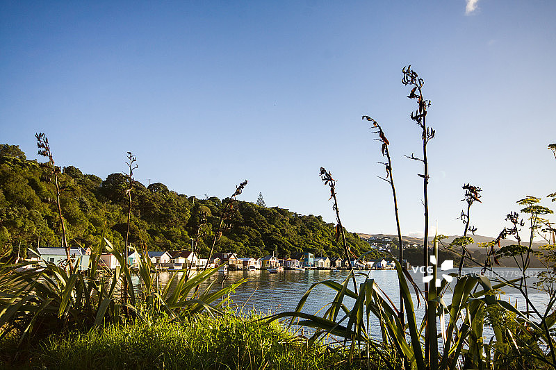 船库和亚麻，Camborne步道图片素材