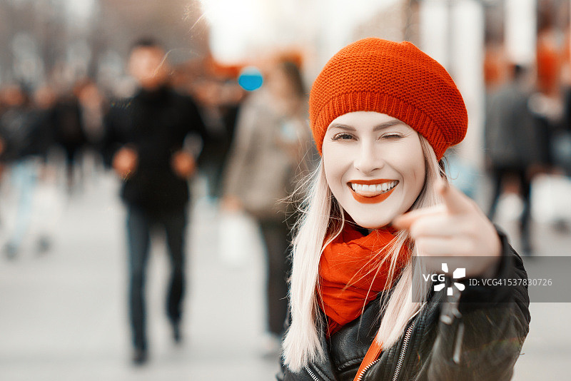 城市趣味肖像图片素材