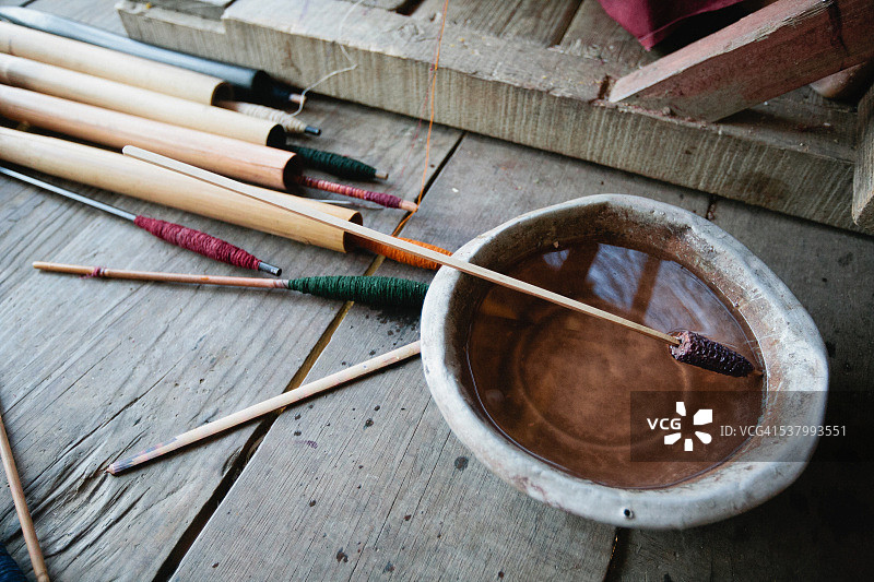 用于纺织的淀粉，不丹图片素材