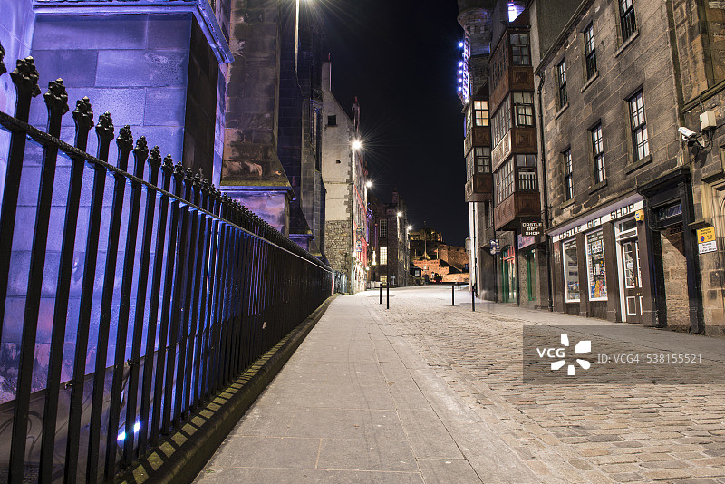 爱丁堡城堡山皇家英里图片素材