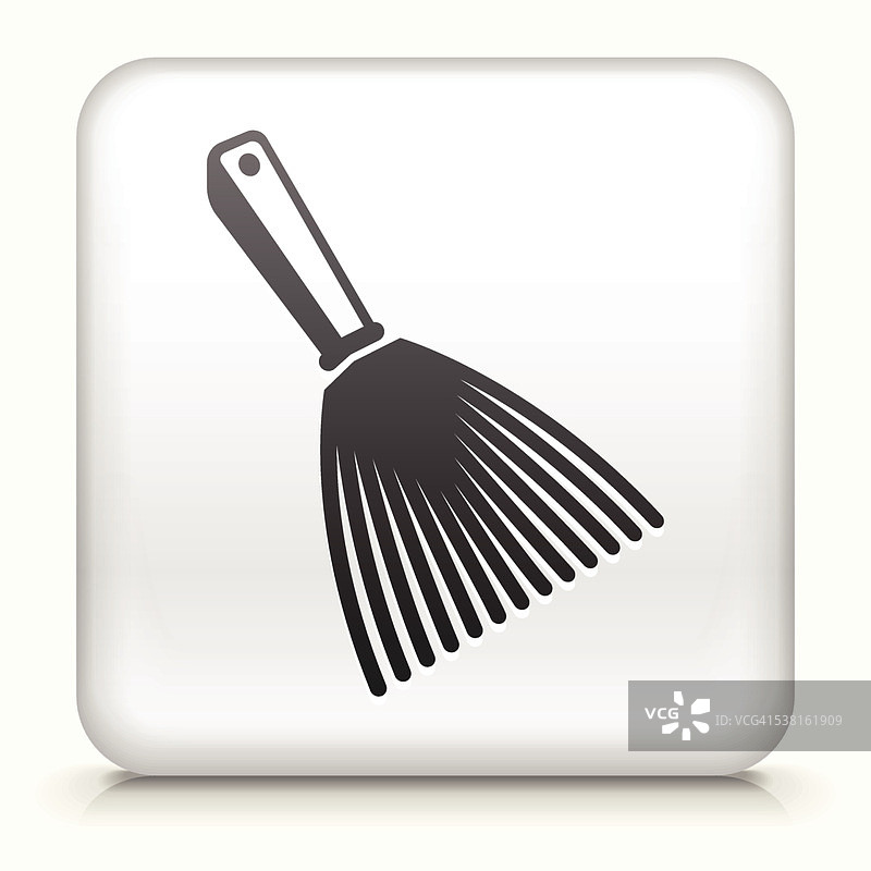 除尘方形按钮免版税矢量图图片素材