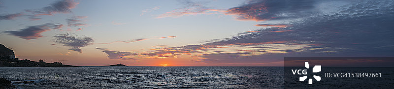 Isola delle Femmine日落图片素材