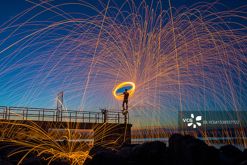 火焰喷射图片素材