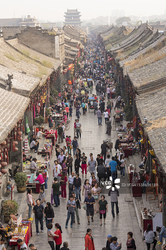 中国平遥概览图片素材