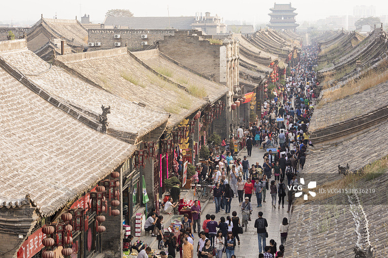 中国平遥概览图片素材