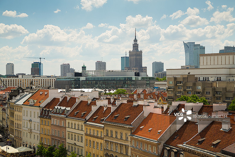 波兰华沙城市风貌图片素材
