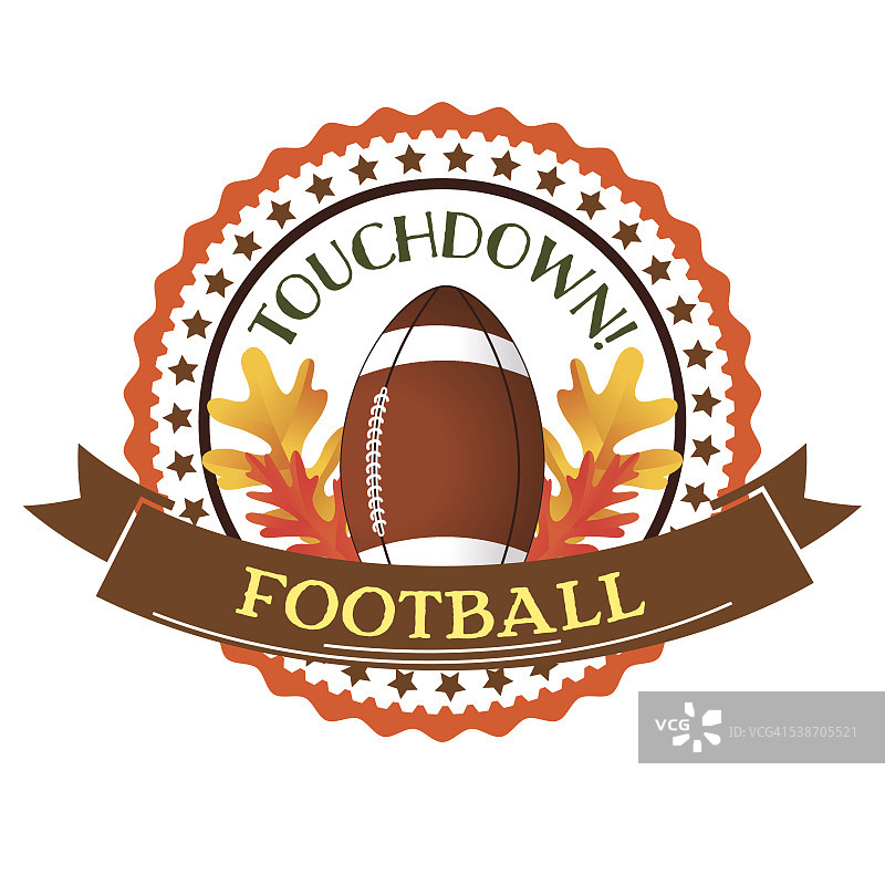 秋叶足球边框banner设计元素图片素材