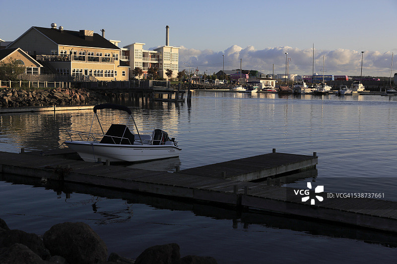 夏洛特敦码头图片素材
