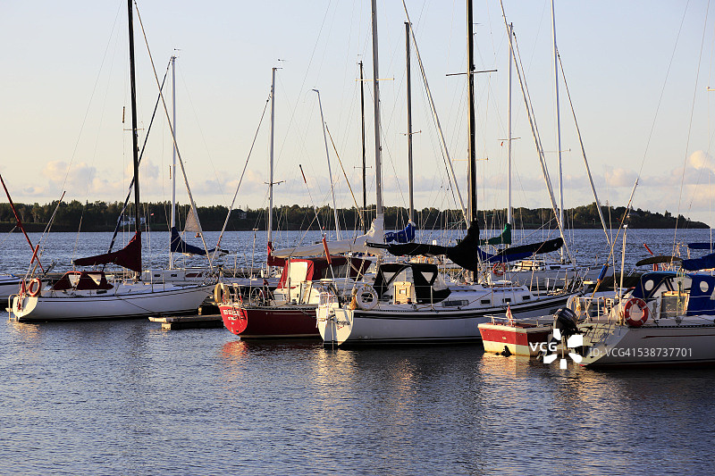 夏洛特敦码头图片素材