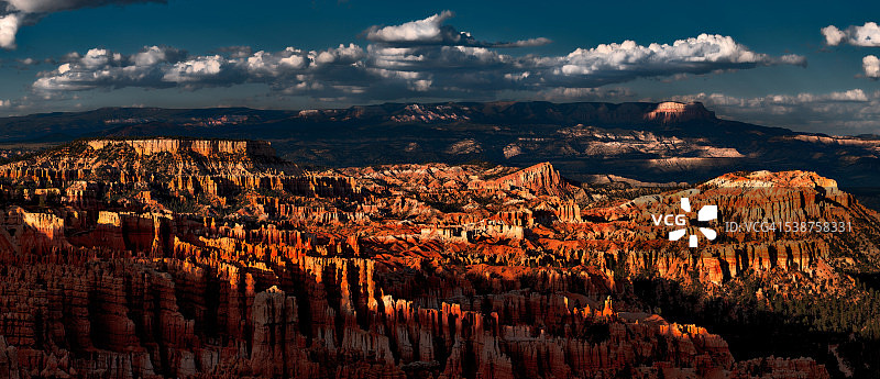 布莱斯峡谷圆形剧场迷人夜景图片素材