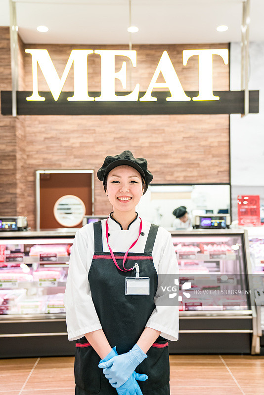 超市里的女屠夫图片素材