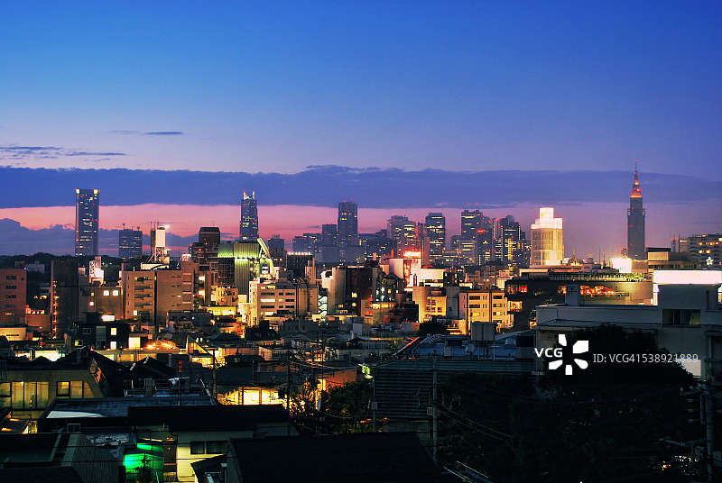 东京日落图片素材