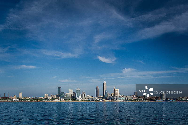 克利夫兰天际线图片素材