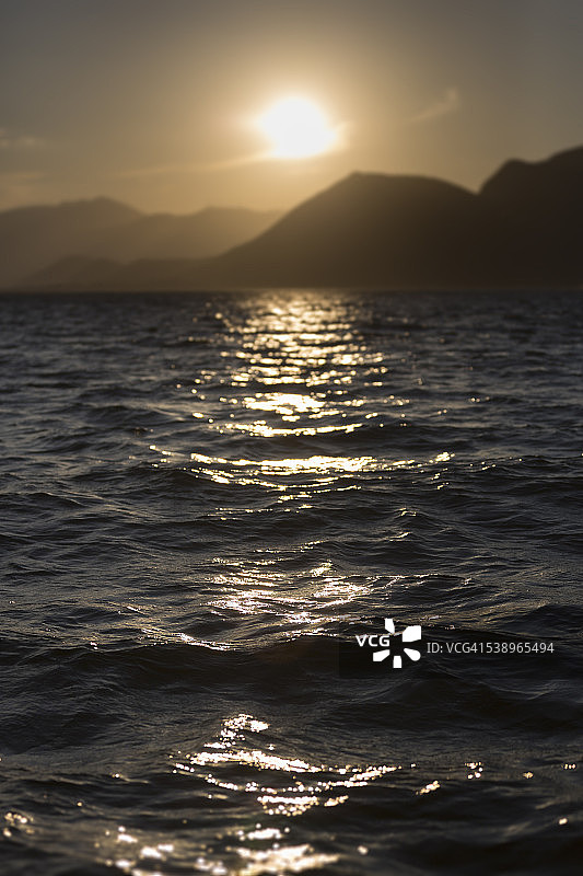海上日落图片素材