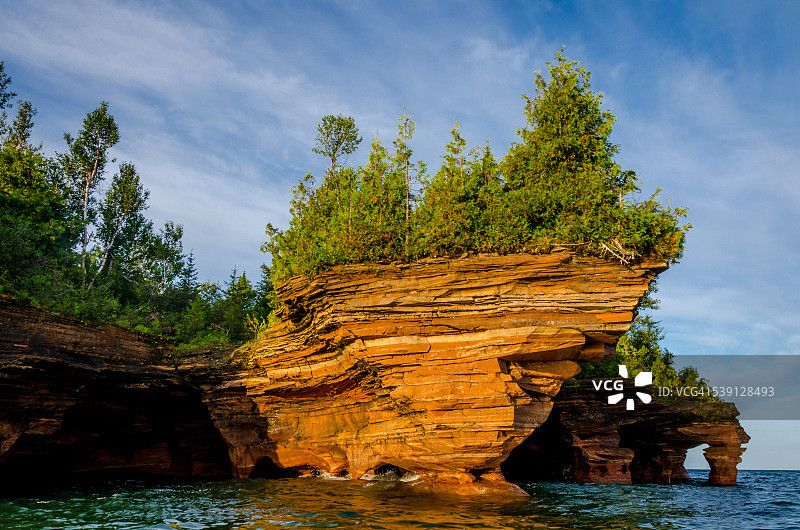 魔鬼岛的悬崖图片素材
