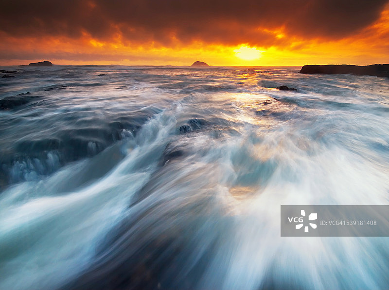 毛利湾图片素材