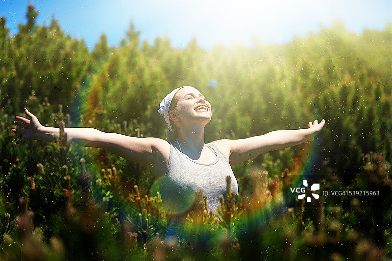 享受大自然图片素材