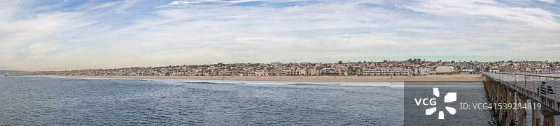 埃莫萨海滩码头图片素材