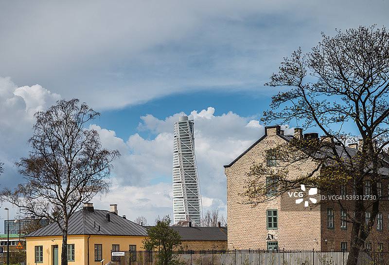 瑞典马尔默旋转大厦图片素材