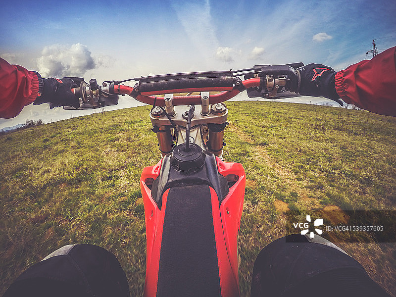 耐力摩托车越野赛车图片素材