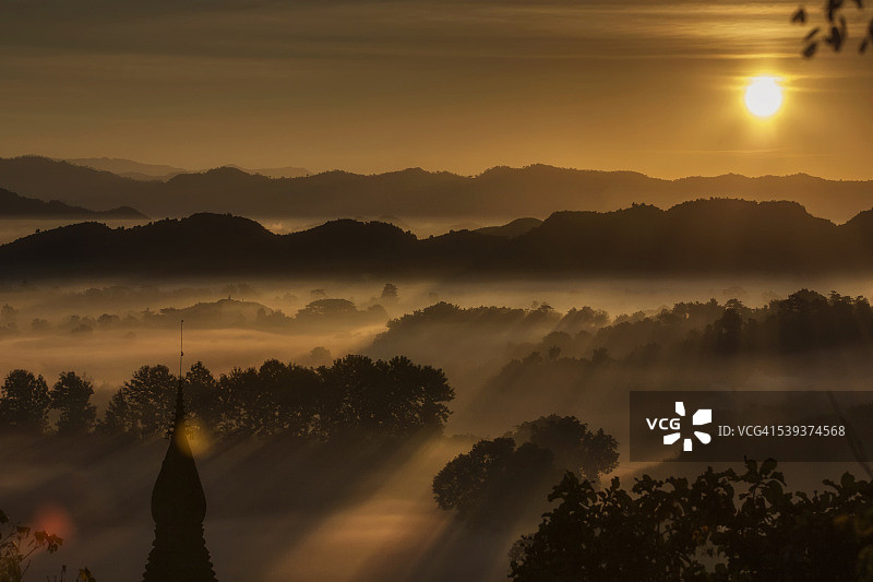 马克U市宝塔图片素材