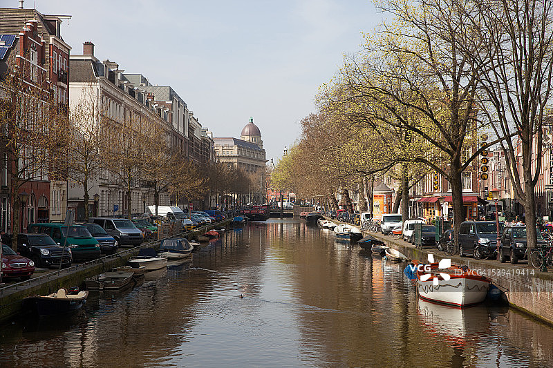 阿姆斯特丹老城图片素材