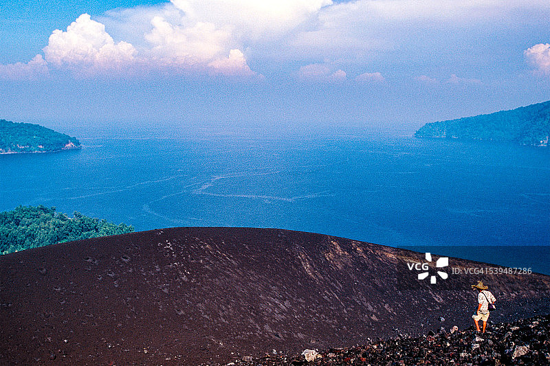 喀拉喀托火山图片素材