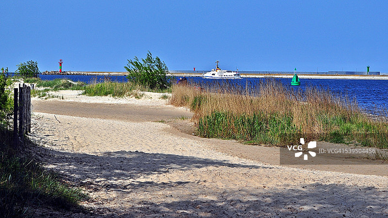 希维诺乌伊希切，乌泽多姆岛，波罗的海图片素材