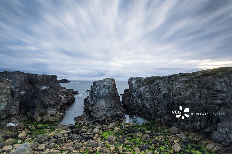 退潮时的大门图片素材
