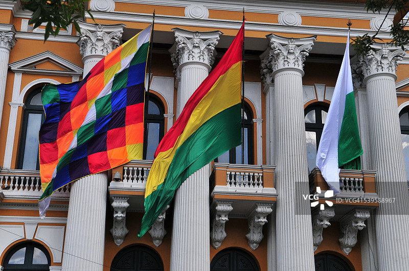 穆里略广场的政府宫殿图片素材