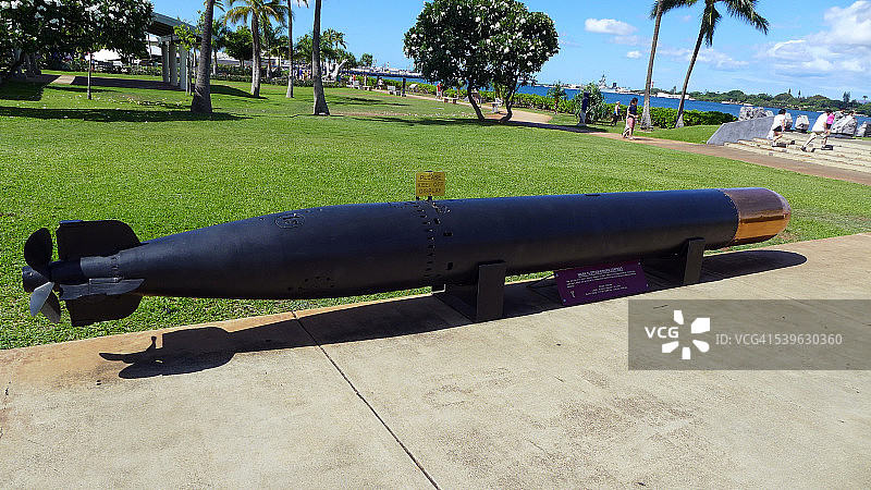 珍珠港的鱼雷，檀香山，瓦胡岛，夏威夷图片素材
