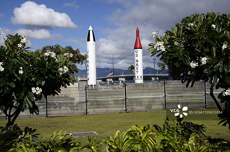 珍珠港的火箭，檀香山，瓦胡岛，夏威夷图片素材