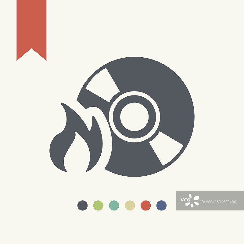 CD DVD刻录图标图片素材