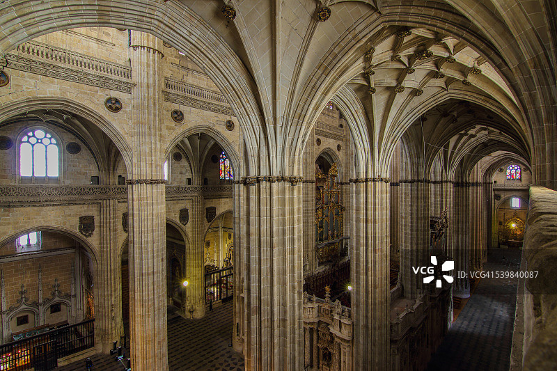 萨拉曼卡新主教座堂内部图片素材