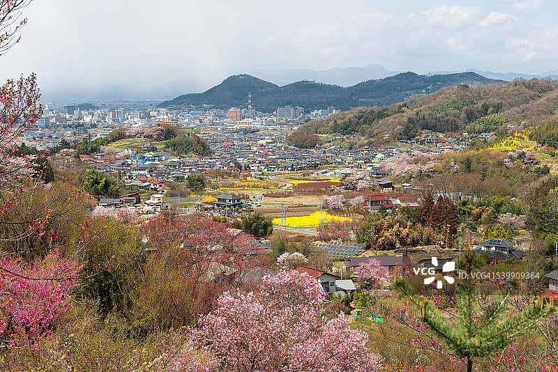 春季的日本福岛图片素材