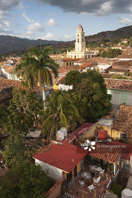 特立尼达的圣弗朗西斯科·德·阿西斯钟楼图片素材