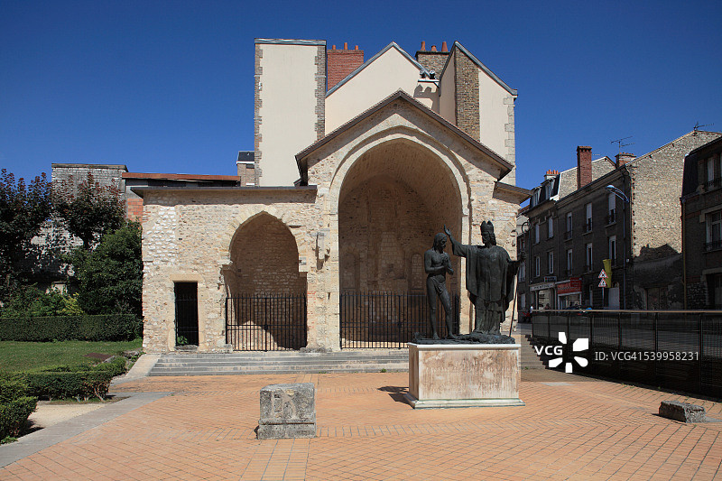 克洛维斯洗礼纪念碑图片素材