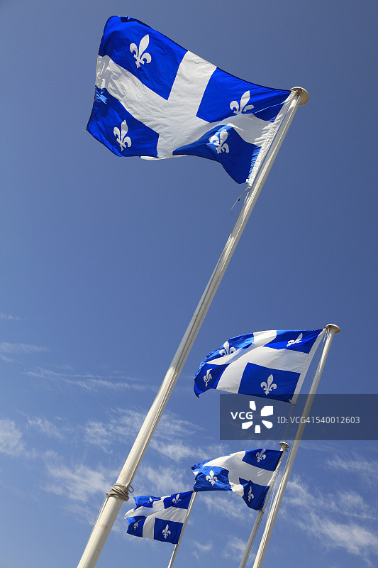 魁北克旗帜图片素材