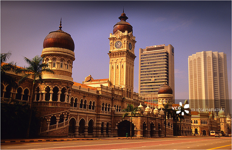 吉隆坡城市景观与历史火车站，马来西亚图片素材