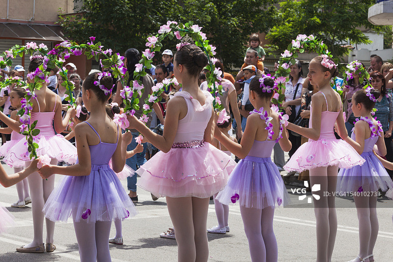 保加利亚中部山脉细节图片素材