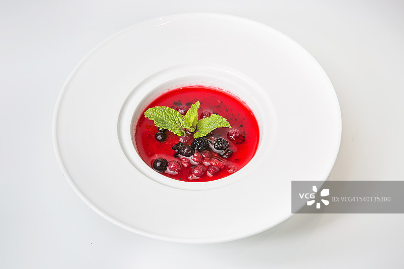 浆果鸡蛋羹图片素材