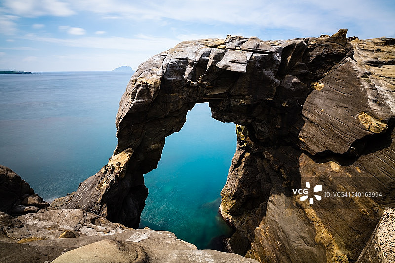 中国台湾北部海岸的大象岩图片素材