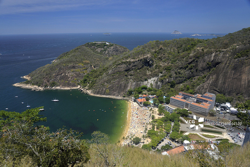 红色海滩图片素材