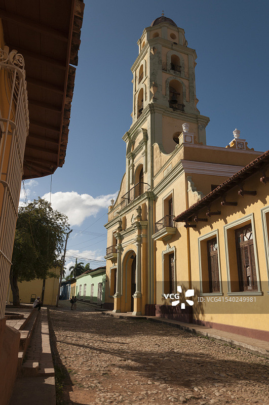 特立尼达的旧金山德阿西斯教堂图片素材