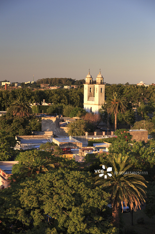 乌拉圭，科洛尼亚德尔萨克拉门托，历史中心图片素材