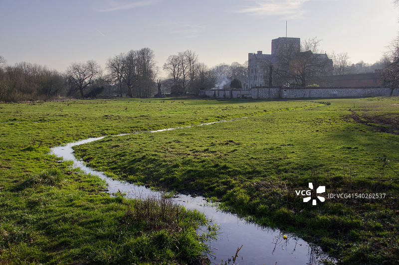 伊钦山谷的圣十字图片素材